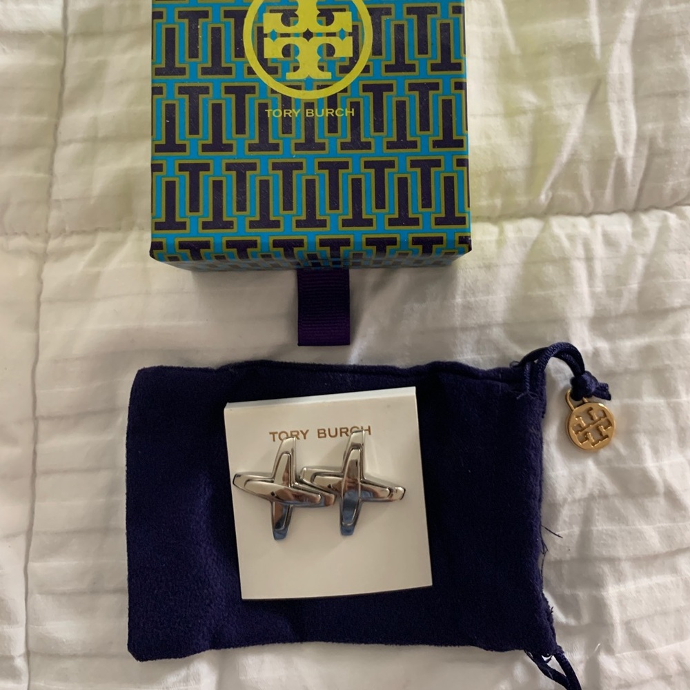 Tory Burch X Stud Earrings